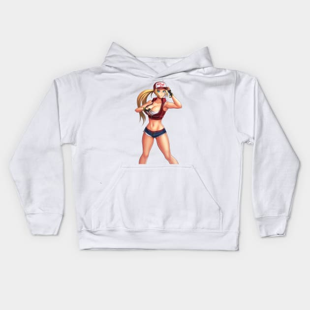 Female Terry Kids Hoodie by hybridmink